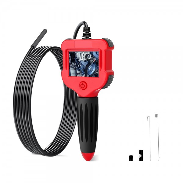 Professional Industrial HD Borescope with 2 4 Inch LCD Screen 5 5mm Borescope Inspection Camera 1 3M Cable USB Waterproof