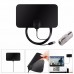 DVB  T2 50 Miles Range 20dBi High Gain Amplified Digital HDTV Indoor TV Antenna with 3 7m Coaxial Cable
