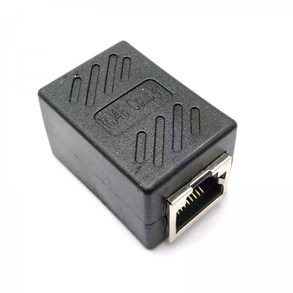 10 PCS Network Straight  through Head RJ45 Network Cable Connector Butt Joint 8P8C Shielded Double  pass Head