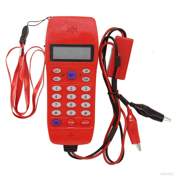 NOYAFA NF  866 Phone Cable Tester Lan Phone Cable Toner Tracker For Check Phone FSK And DTMF Caller ID Display Automatic Detection